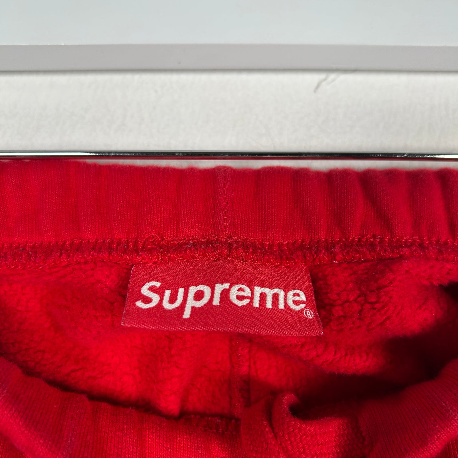 Supreme Red Old English Logo Sweatpants Size L