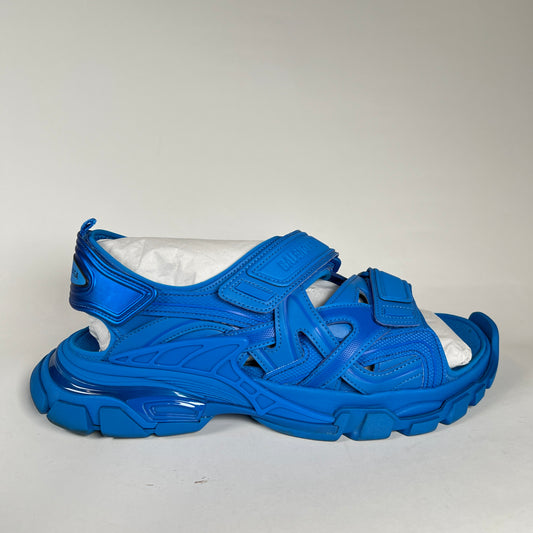 Balenciaga Blue Track Sandals Size 45