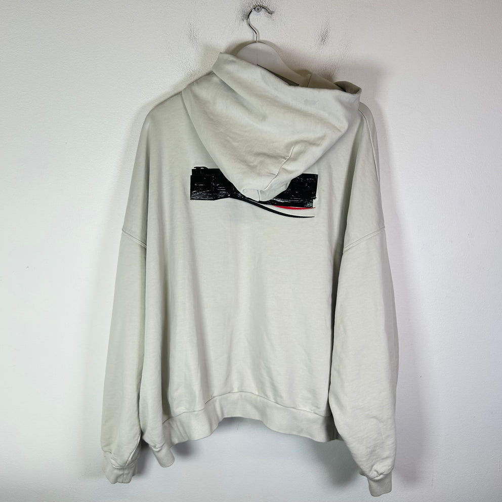 Balenciaga Gaffer Tape Campaign Logo Oversized Hoodie