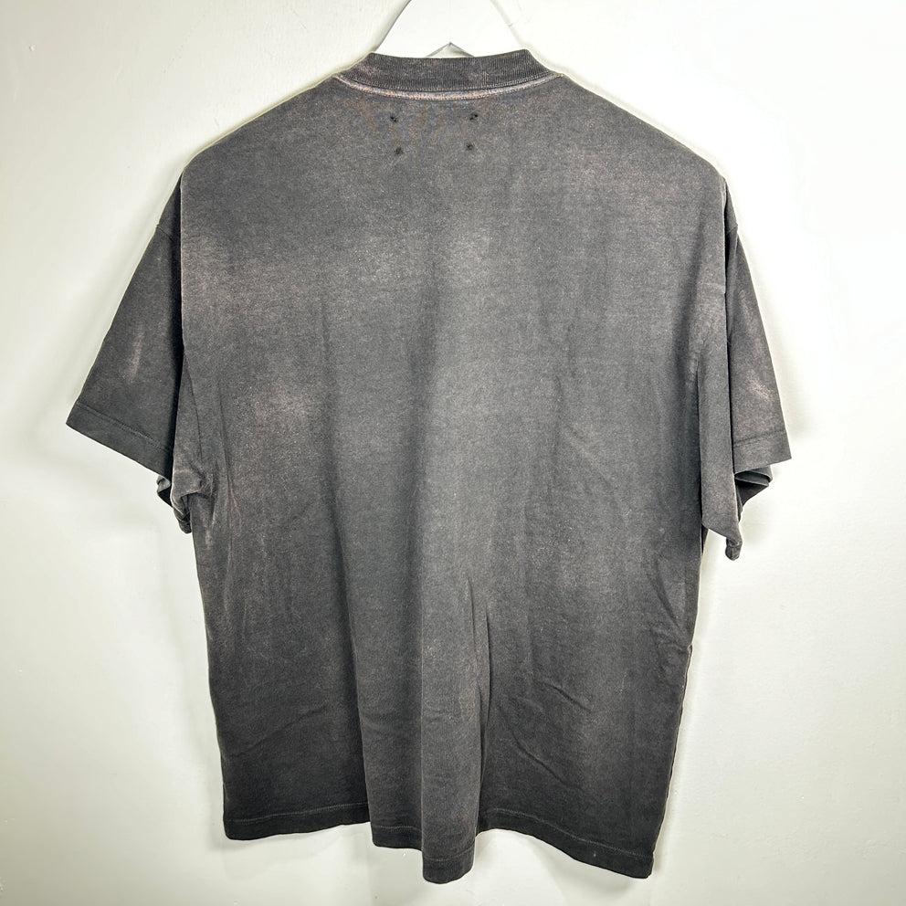 Satoshi Nakamoto Black 'Smiley' Graphic T-Shirt Size M