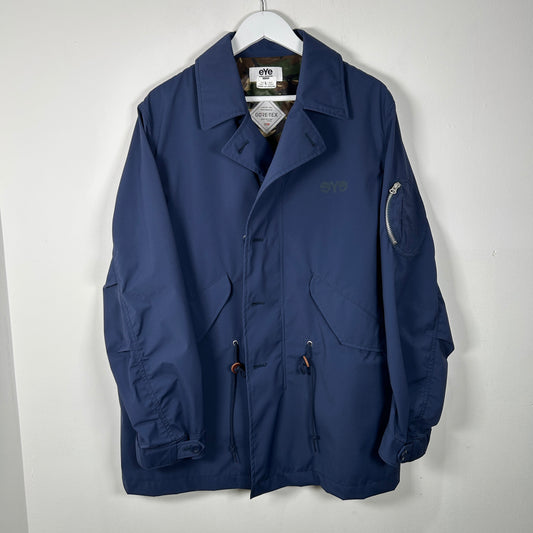 Junya Wanatabe 'Eye' Blue Rain Jacket Size L