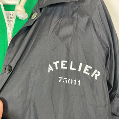 Maison Margiela Green 2N1 Zip-Up Hoodie Size S