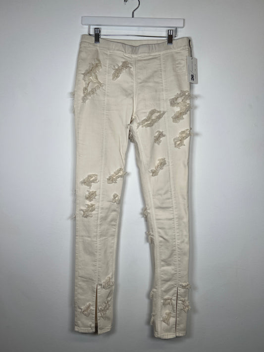 Rick Owens Drkshdw Ivory Casual Pants