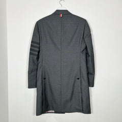Thom Browne Grey Suit Trench Coat