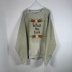 Maison Margiela 'What The Fuck' Reversible Crewneck Size 52
