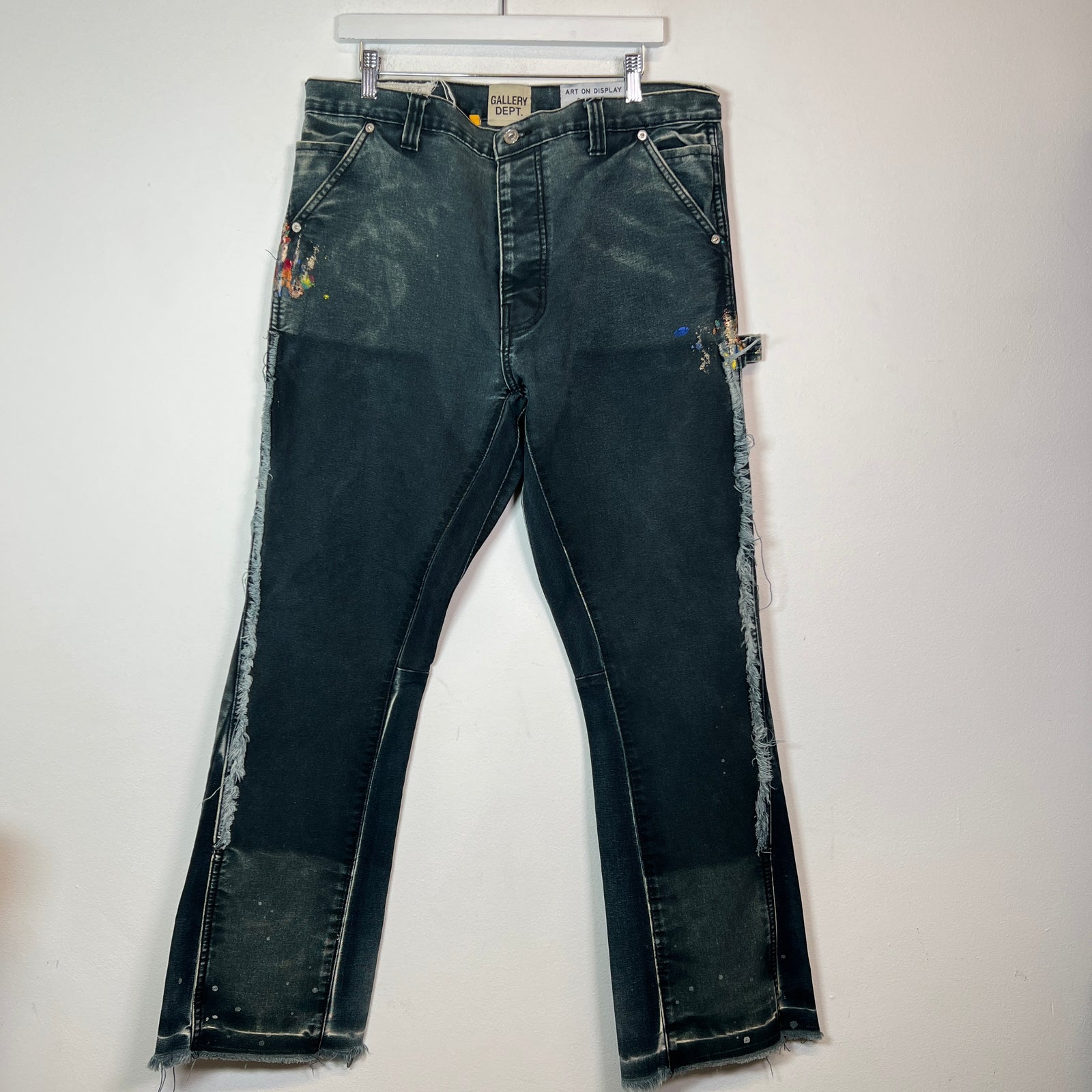 Gallery Dept Navy Flared Carpenter Pants Size 35