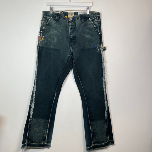 Gallery Dept Navy Flared Carpenter Pants Size 35