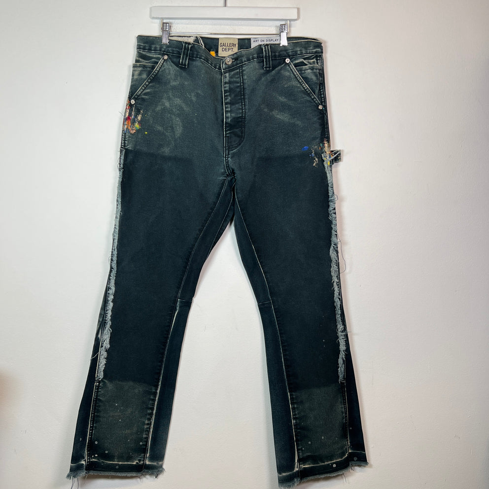 Gallery Dept Navy Flared Carpenter Pants Size 35
