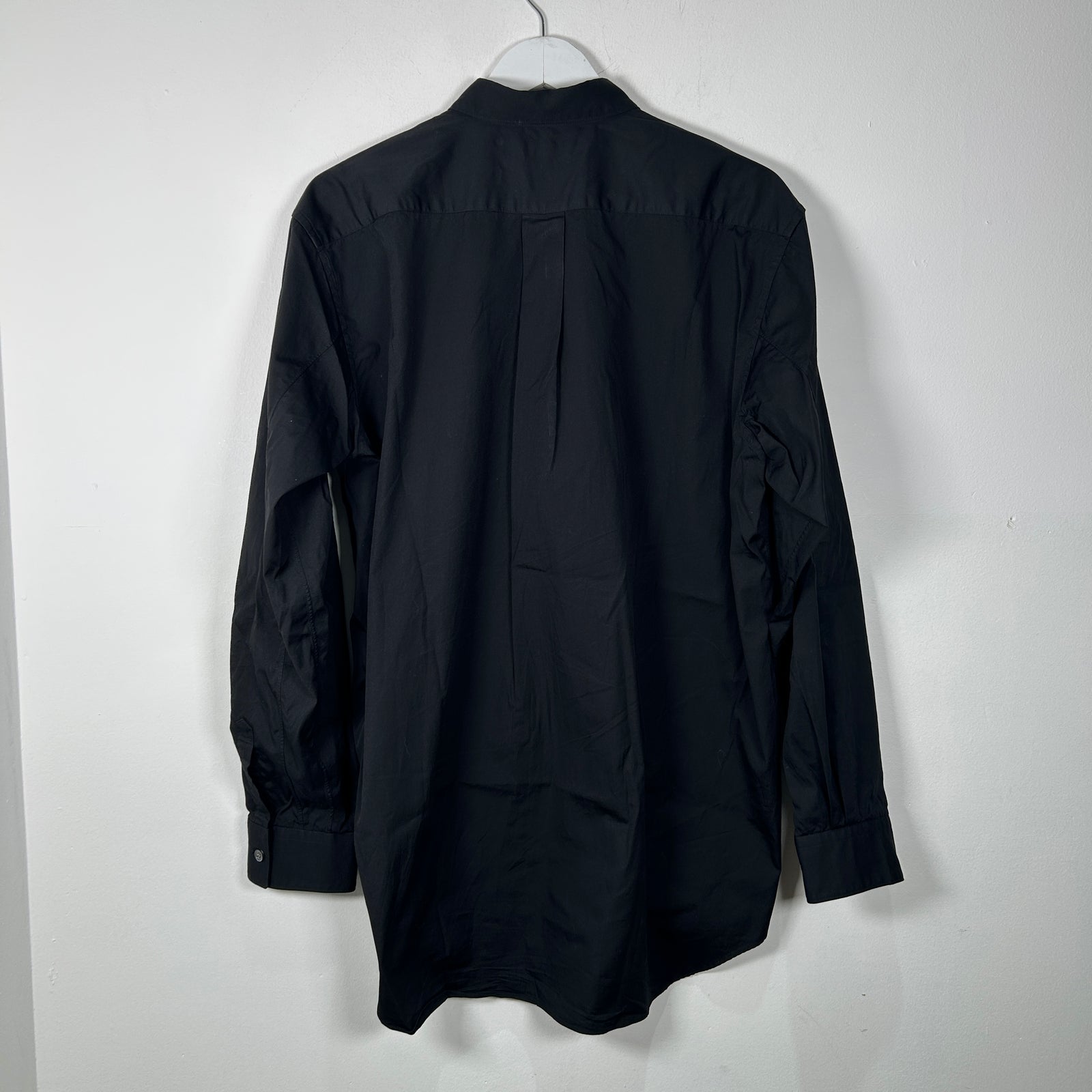 Comme Des Garcons Shirt Black Button Up Size L