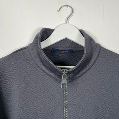 Louis Vuitton Grey Monogram Zip-Up Jacket Size XL