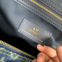 Louis Vuitton x Nigo 2022 Monogram Denim Drip Keepall Bandouliere 50