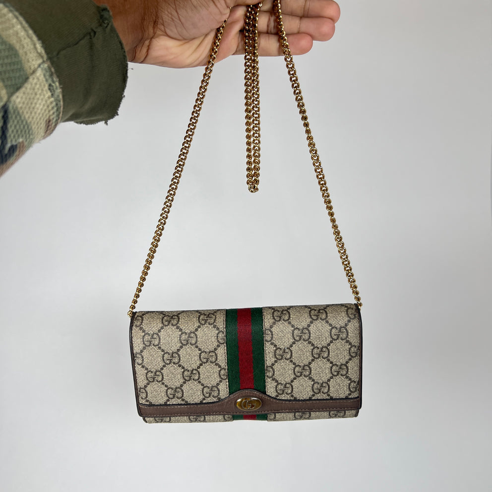 Gucci Ophida GG Wallet On Chain Bag