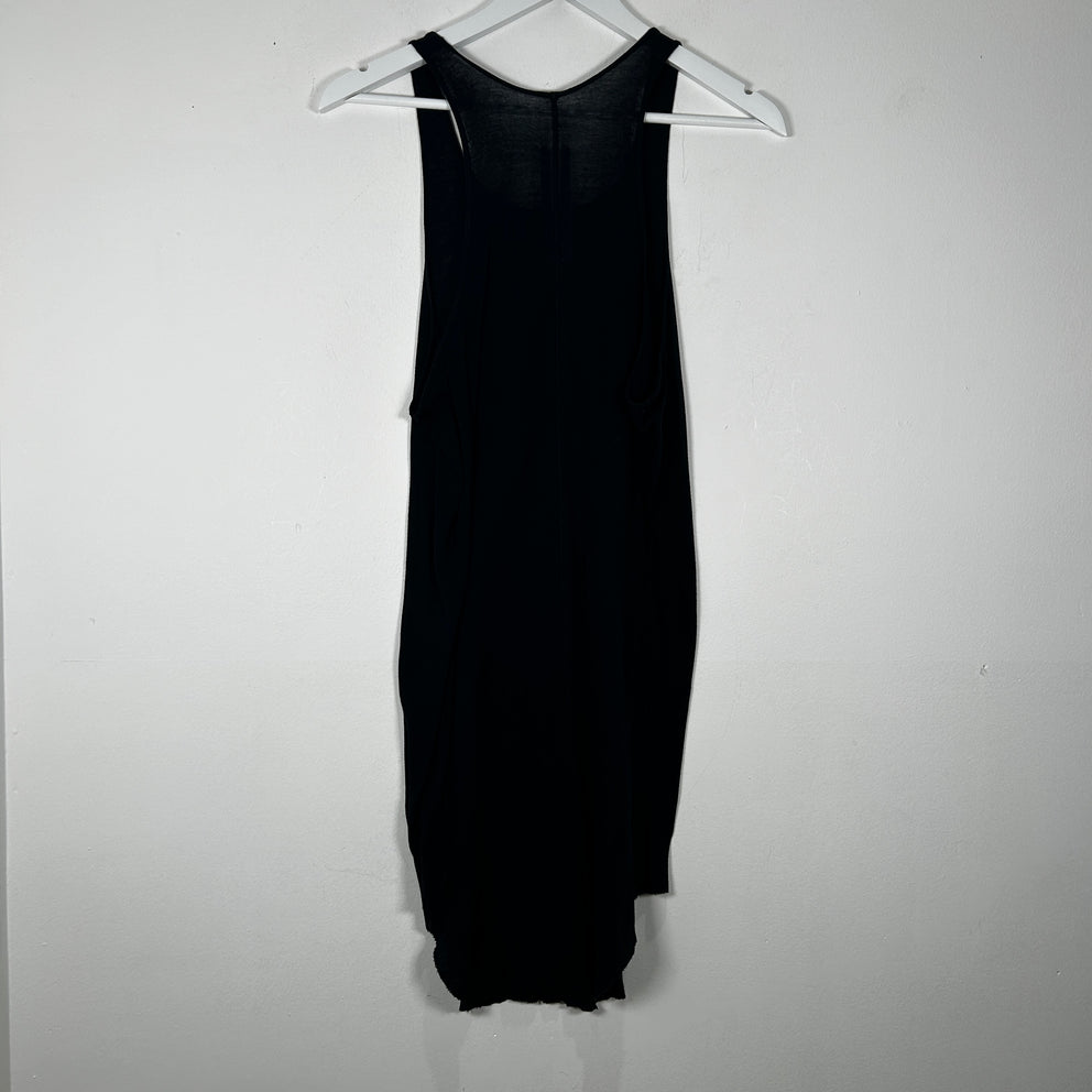 Rick Owens Black 'Dick Flap' Tank-Top Size M