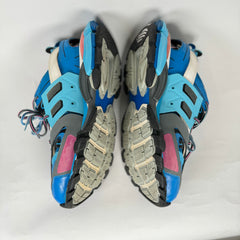 Balenciaga Blue/Pink Track Sneakers Size 44