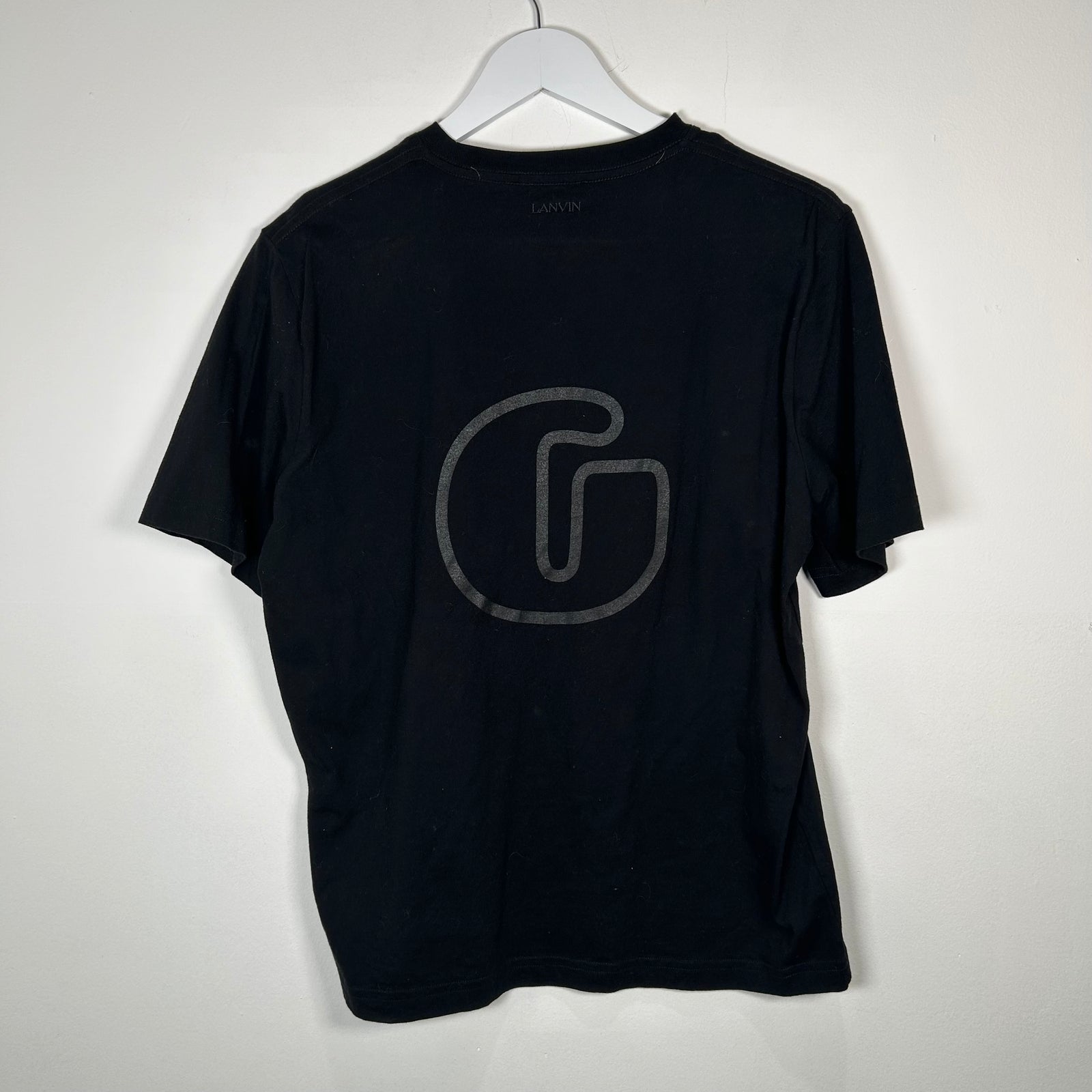 Lanvin x Gallery Dept. Black Logo T-Shirt Size S