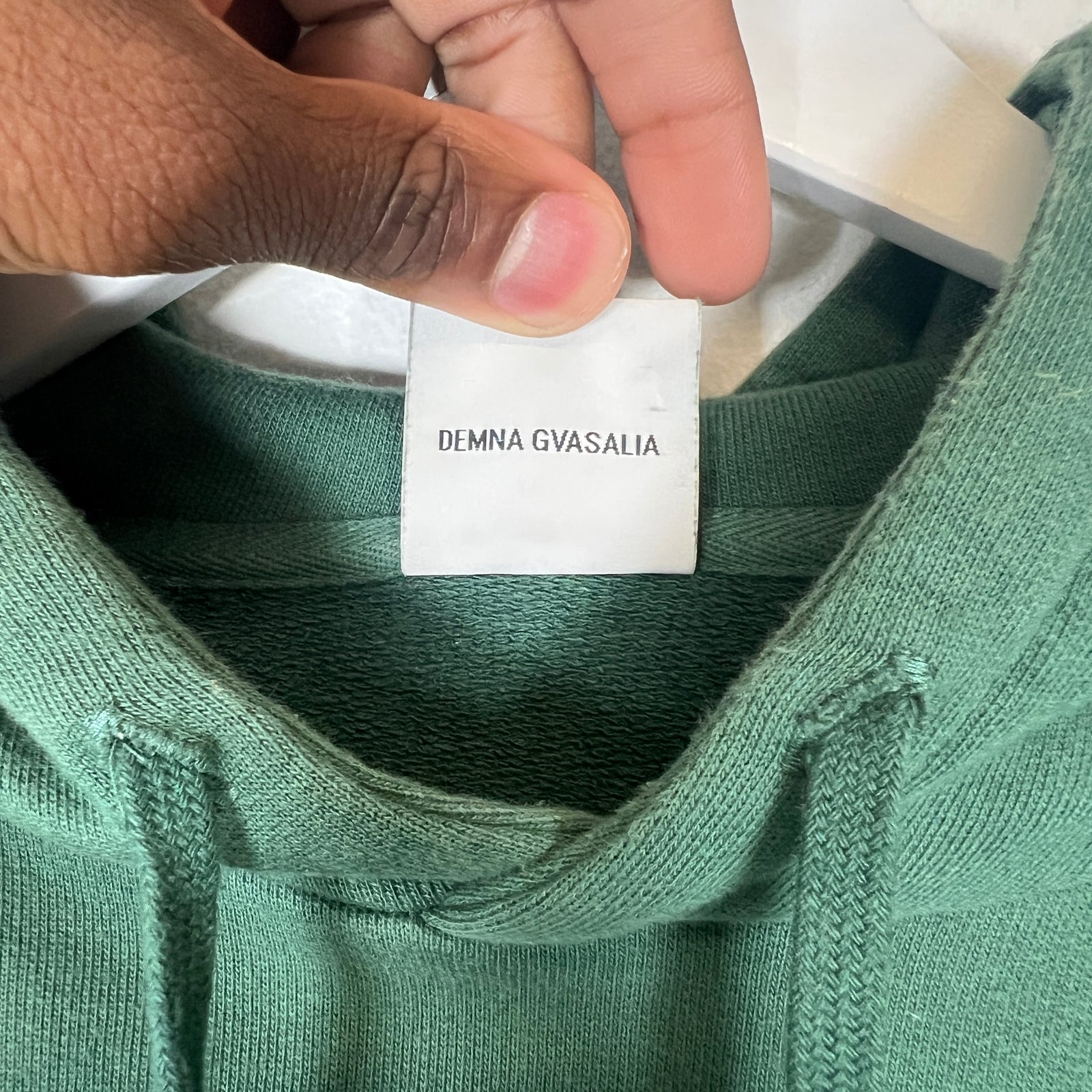 Vetements Green German Tourist Hoodie Size S
