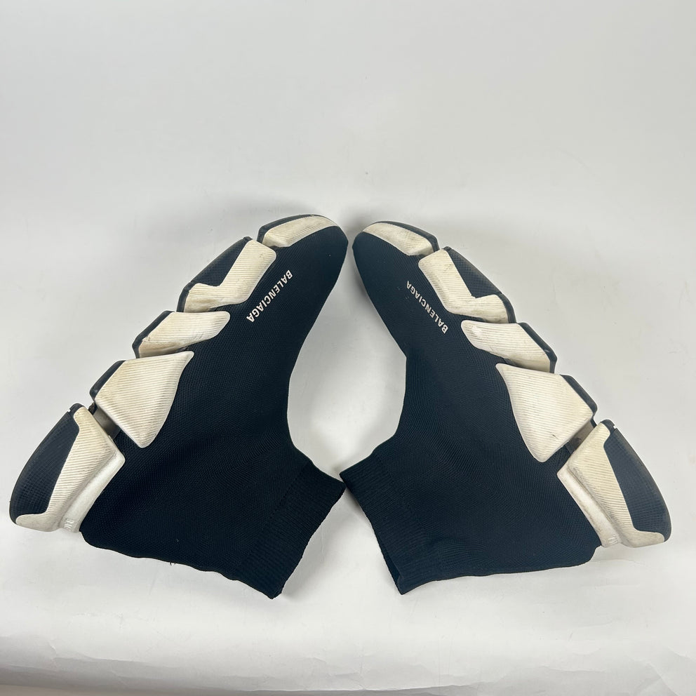 Balenciaga Black/White Speed Trainer 2.0 Size 44