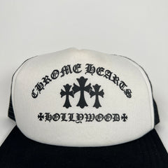 Chrome Hearts White King Taco Trucker Hat