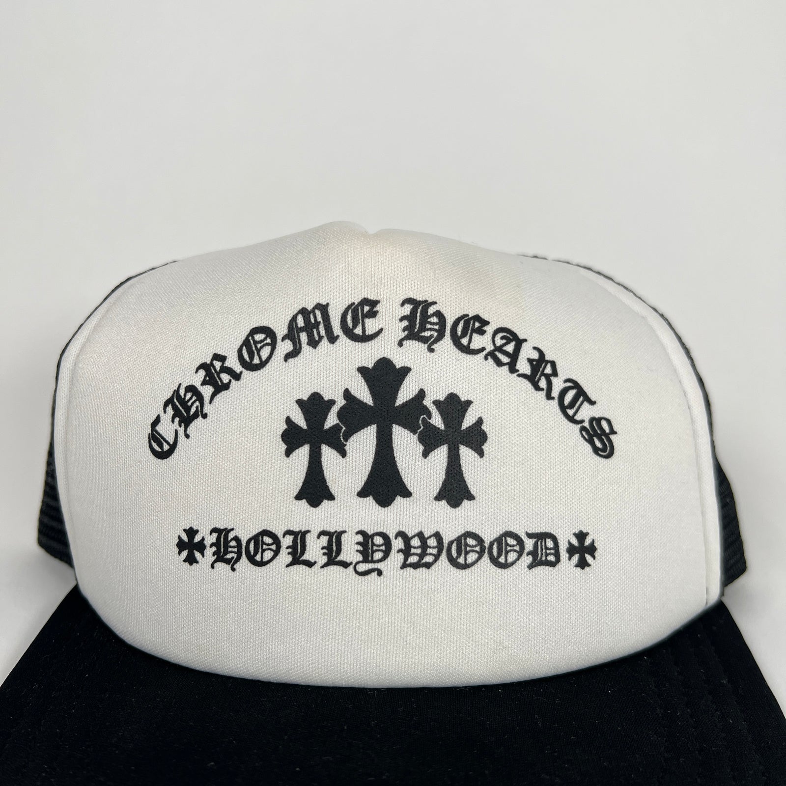 Chrome Hearts White King Taco Trucker Hat