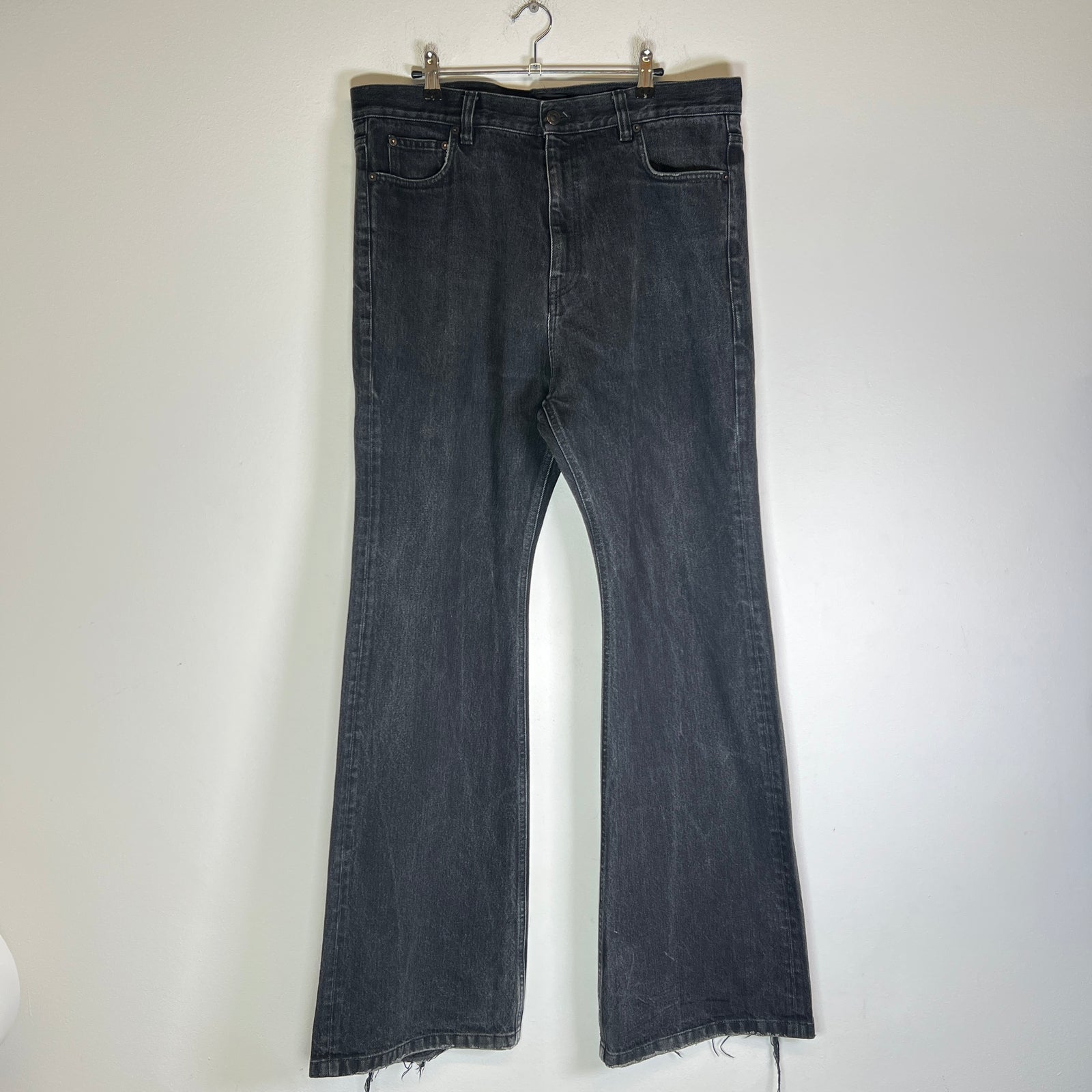 Balenciaga FW22 Lost Tape Flare Denim Jeans