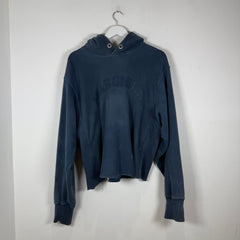 Maison Margiela Distressed Cut-Off Logo Hoodie