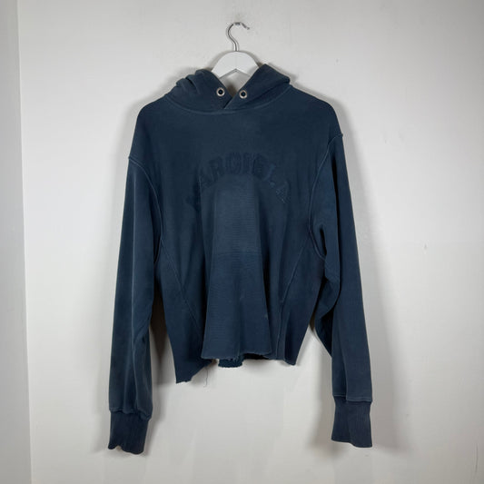 Maison Margiela Distressed Cut-Off Logo Hoodie
