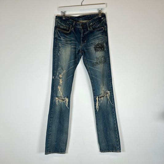 Hysteric Glamour Blue Stud Denim Size 30
