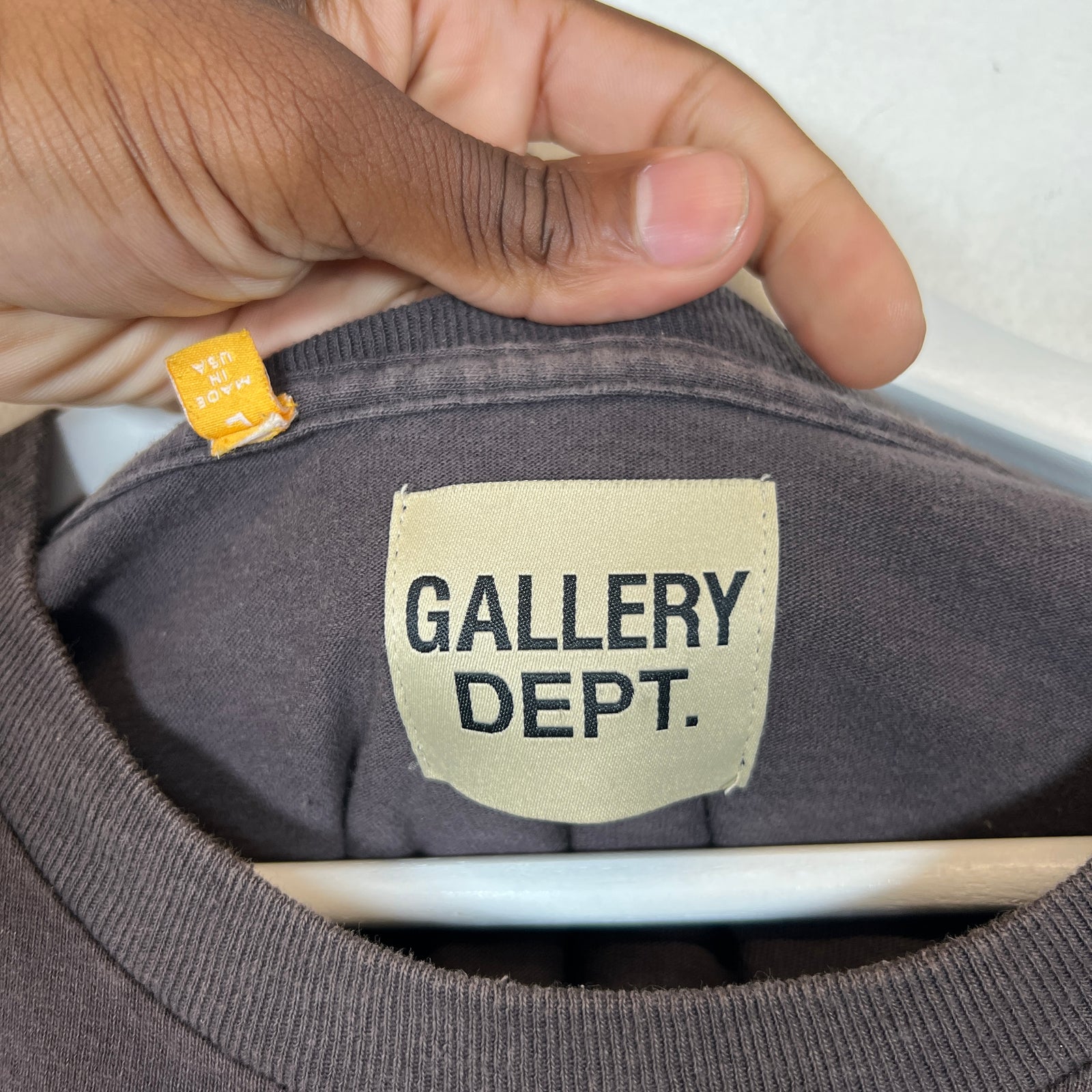 Gallery Dept Grey Souvenir Logo T-Shirt Size L