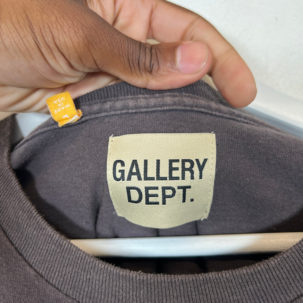 Gallery Dept Grey Souvenir Logo T-Shirt Size L
