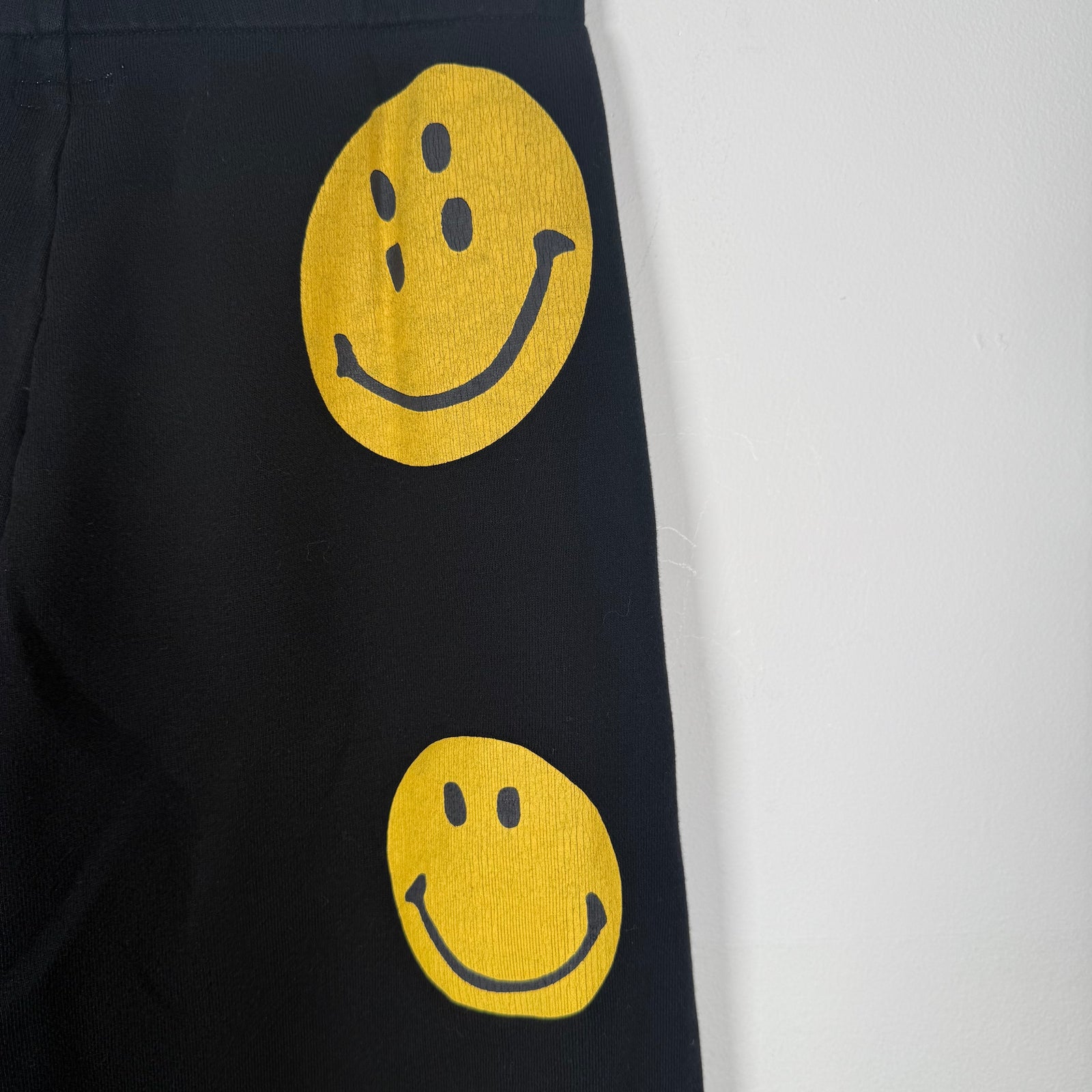 Kapital Black Smiley Face Sweatpants Size 3