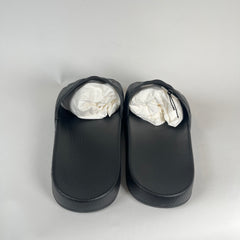 Gucci Matelasse Black Slides Size 10