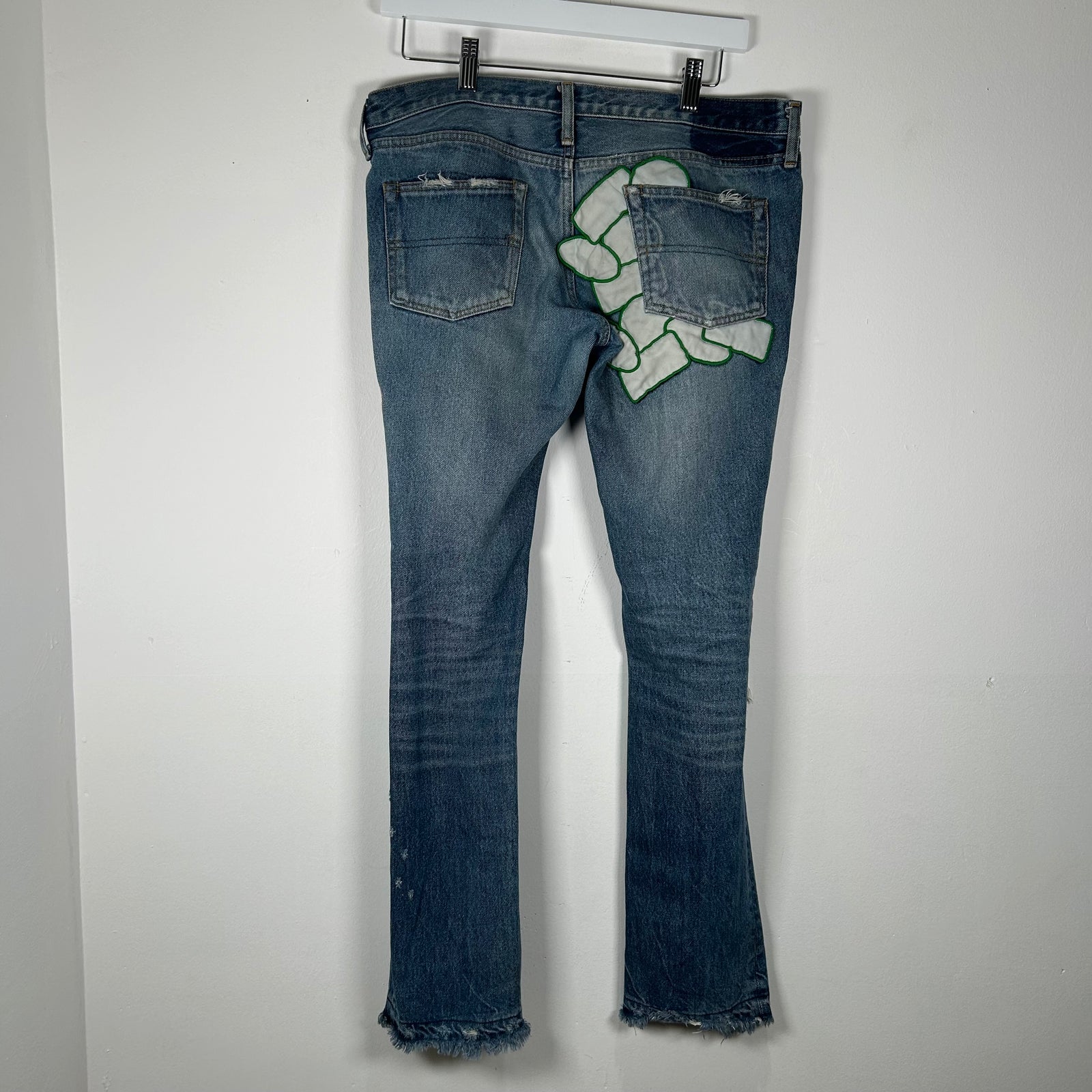 Undercover SS05 'But Beautiful' Graffiti Patch Denim Size 3