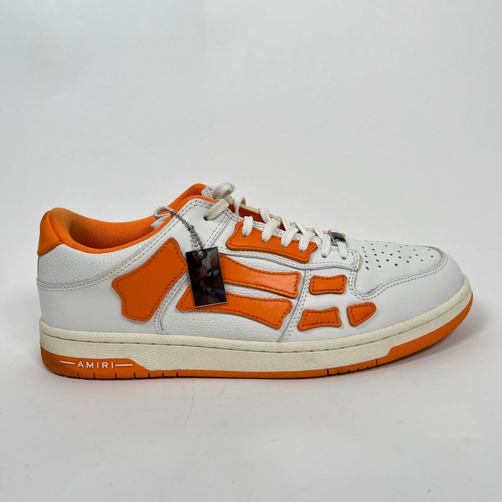 Amiri Orange Skel Low Top Sneaker Size 45