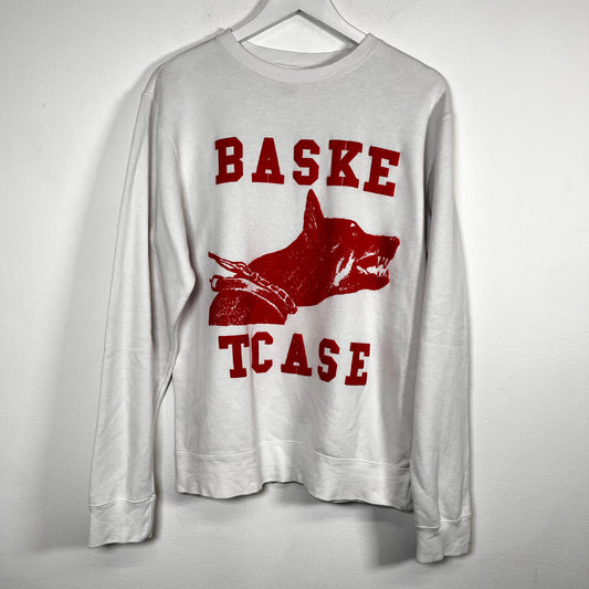 Basketcase Gallery White/Red Dog Sweater