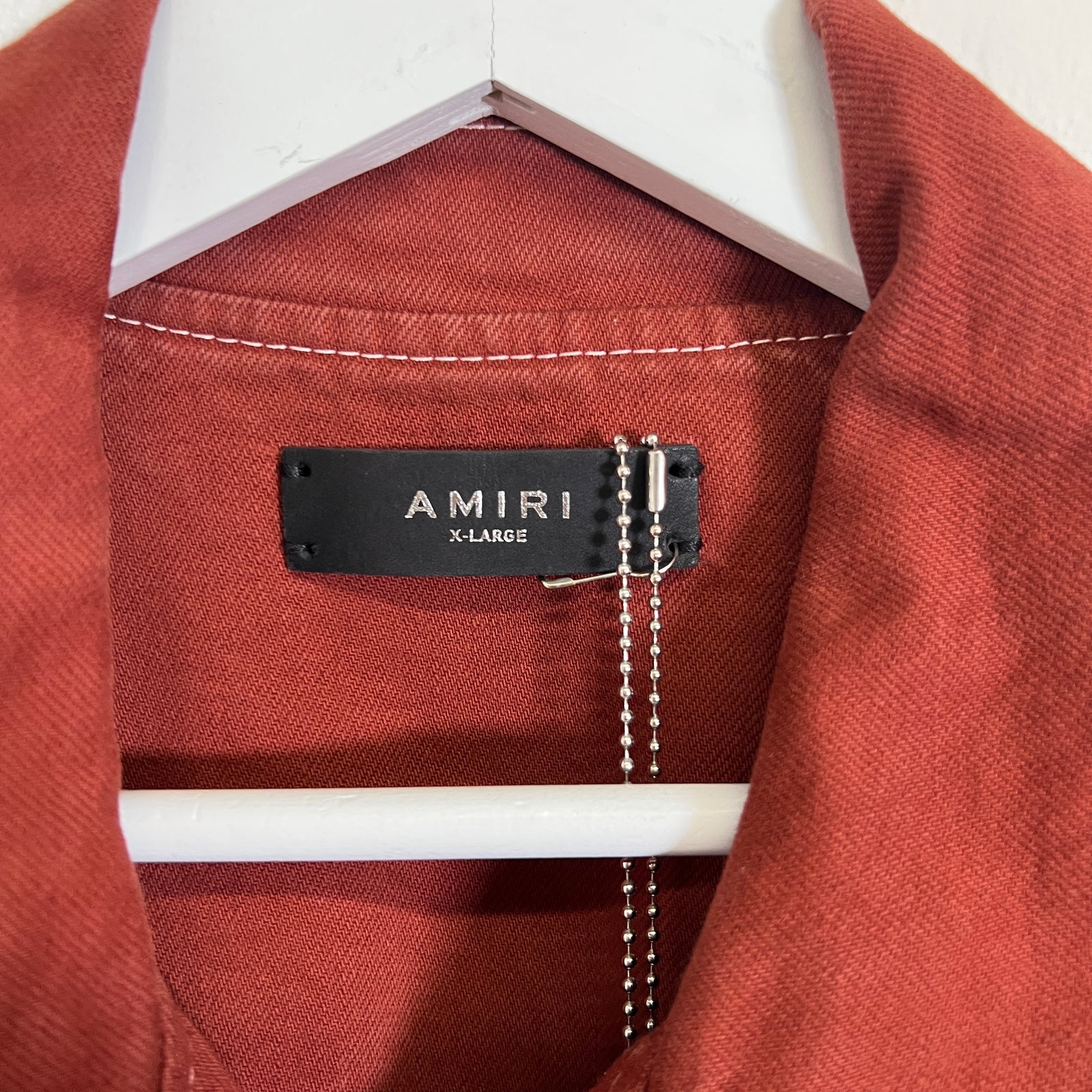 Amiri Red Western Work Jacker Size XL