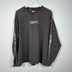 Gallery Dept. Grey Flame Logo Longsleeve Size XL