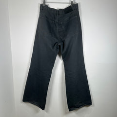 Acne Studios Black Flared 1981 Cut Jeans Size 34