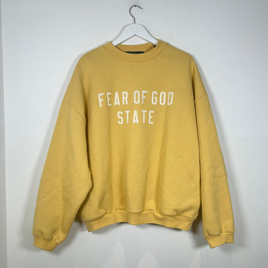 Essentials FOG State Yellow Crewneck Size M