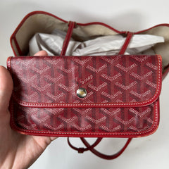 Goyard Red Saint Louis PM Tote Bag