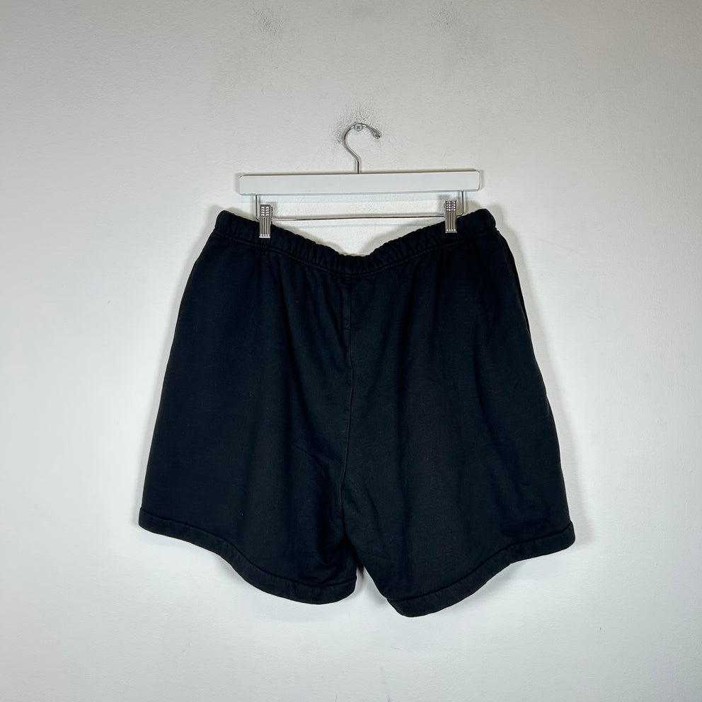 Essentials Black Sweat Shorts Size XL