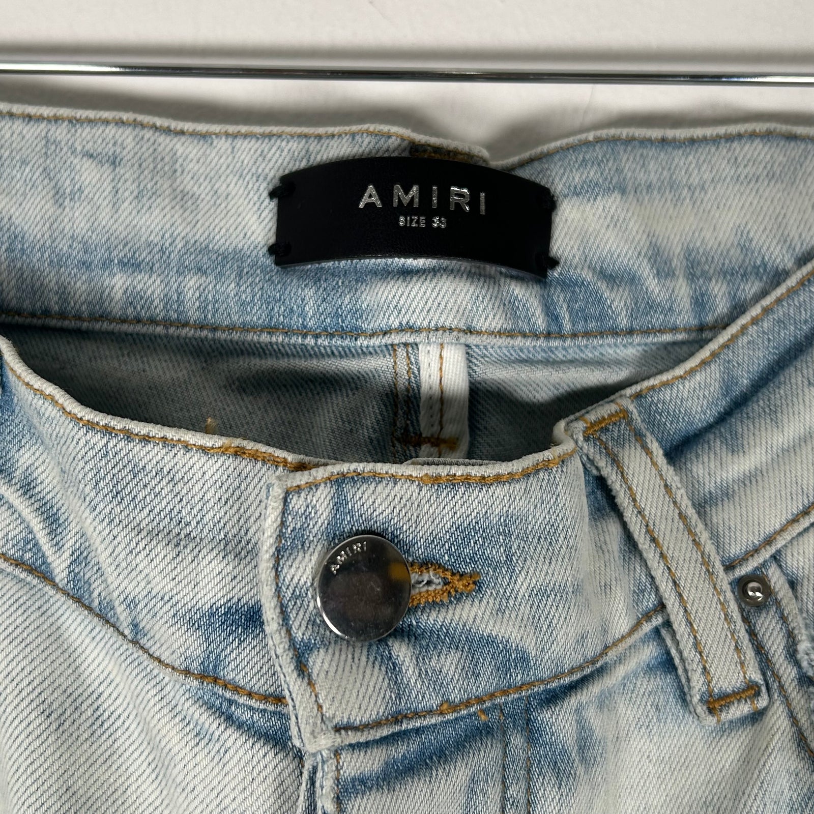 Amiri Tiger Blue Jeans Size 33