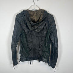 14th Addiction Leather Poem Jacket Size S