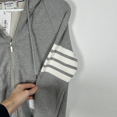 Thom Browne 4-Bar Zip Up Hoodie Size 2