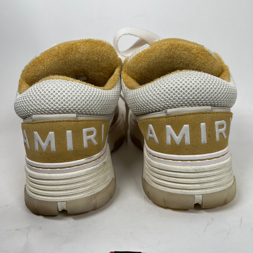 Amiri Mustard Yellow MA-1 Sneaker Size 42