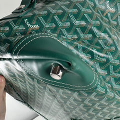 Goyard Goyardine Green Boeing 55 Travel Duffle Bag