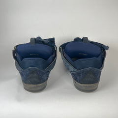 Lanvin Navy Curb Sneakers Size 45