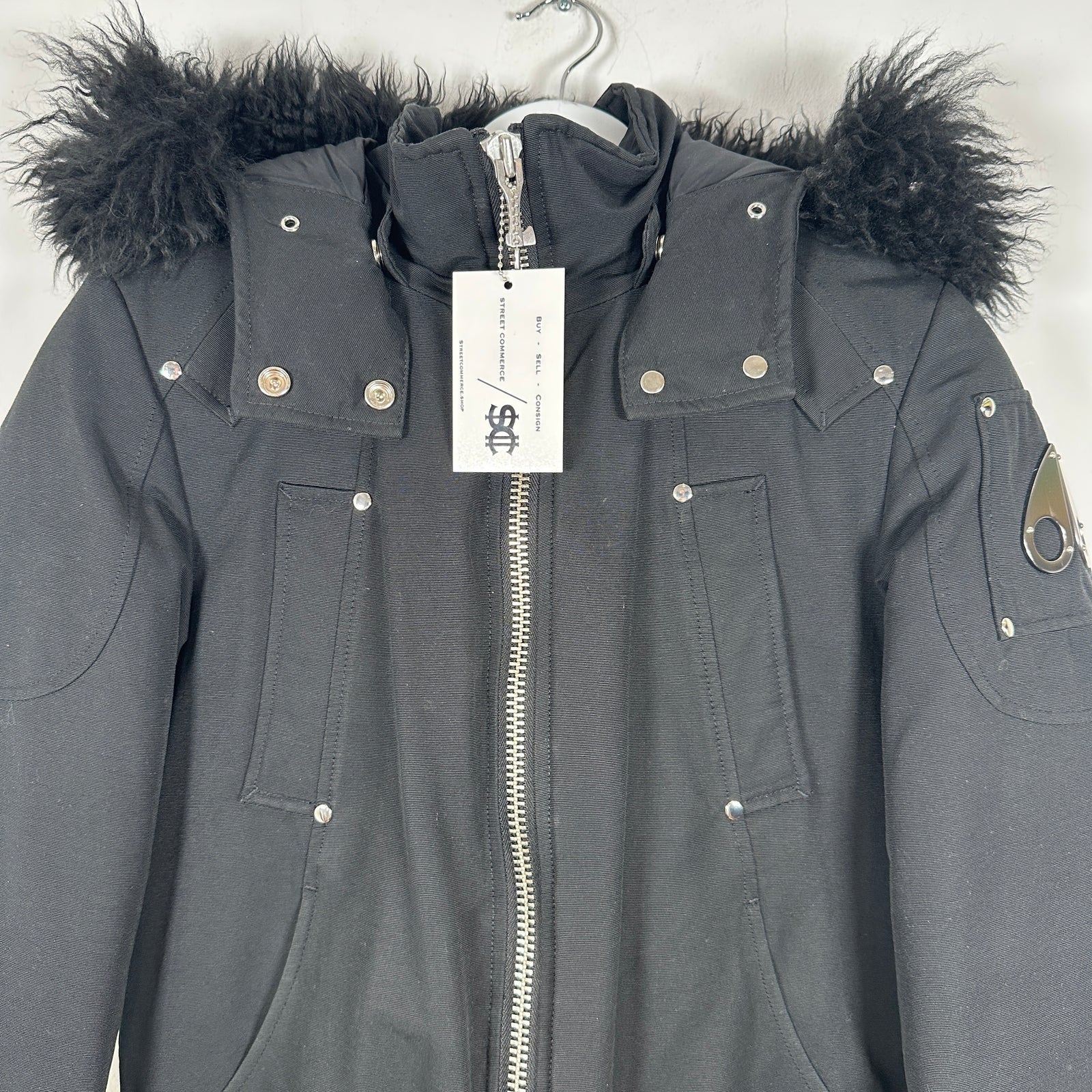 Moose Knuckles Fur Hooded Jacker Size M