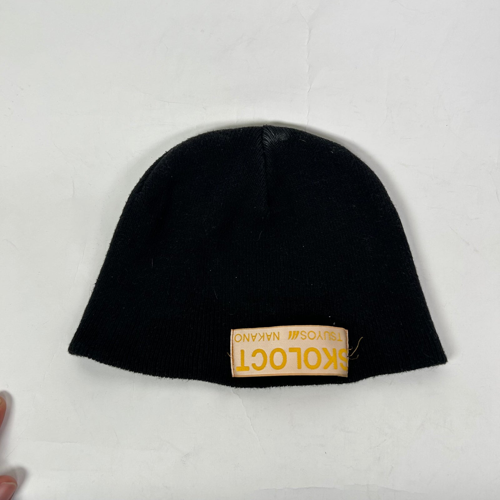 Skoloct Black Cross Beanie