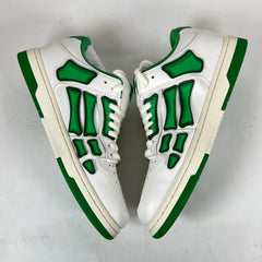 Amiri White/Green Chunky Skel Low-Top Sneaker Size 42