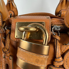 Chloe Paddington Lock Leather Handbag